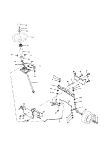Steering parts for Companion Front-Engine Lawn Tractor 917257880 from AppliancePartsPros.com
