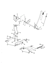Lift Assembly parts for Companion Front-Engine Lawn Tractor 917257880 from AppliancePartsPros.com