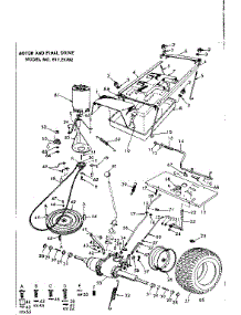 Motor And Final Drive parts for Craftsman Front-Engine Lawn Tractor 91725792 from AppliancePartsPros.com