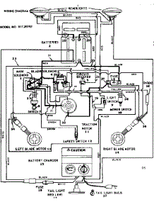 Wiring Diagram parts for Craftsman Front-Engine Lawn Tractor 91725792 from AppliancePartsPros.com