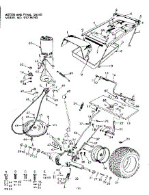 Motor & Final Drive parts for Craftsman Front-Engine Lawn Tractor 91725793 from AppliancePartsPros.com