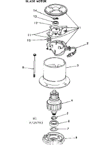 Blade Motor parts for Craftsman Front-Engine Lawn Tractor 91725793 from AppliancePartsPros.com