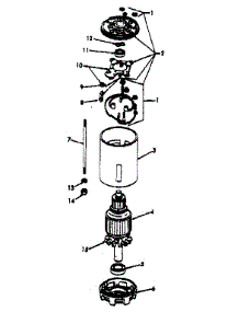 Traction Drive Motor parts for Craftsman Front-Engine Lawn Tractor 91725793 from AppliancePartsPros.com