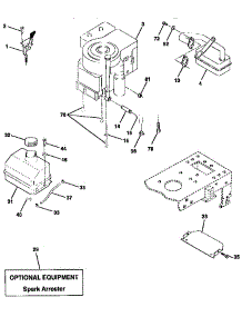 Engine parts for Craftsman Front-Engine Lawn Tractor 917258020 from AppliancePartsPros.com