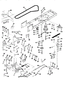 Drive parts for Craftsman Front-Engine Lawn Tractor 917258021 from AppliancePartsPros.com