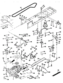 Drive parts for Craftsman Front-Engine Lawn Tractor 917258031 from AppliancePartsPros.com