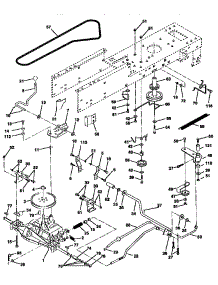 Drive parts for Craftsman Front-Engine Lawn Tractor 917258051 from AppliancePartsPros.com