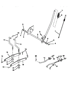 Lift parts for Craftsman Front-Engine Lawn Tractor 917258051 from AppliancePartsPros.com
