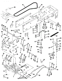Drive parts for Craftsman Front-Engine Lawn Tractor 917258070 from AppliancePartsPros.com