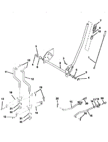 Lift parts for Craftsman Front-Engine Lawn Tractor 917258070 from AppliancePartsPros.com