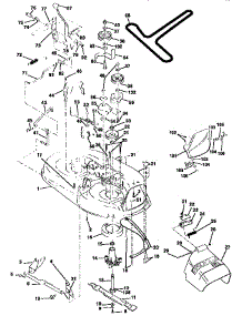 Mower parts for Craftsman Front-Engine Lawn Tractor 917258070 from AppliancePartsPros.com