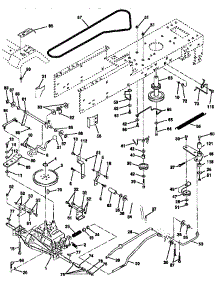 Drive parts for Craftsman Front-Engine Lawn Tractor 917258071 from AppliancePartsPros.com