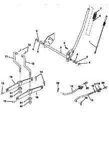 Lift parts for Craftsman Front-Engine Lawn Tractor 917258071 from AppliancePartsPros.com