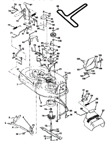 Mower parts for Craftsman Front-Engine Lawn Tractor 917258071 from AppliancePartsPros.com