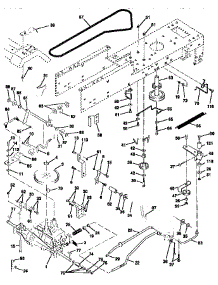 Drive parts for Craftsman Front-Engine Lawn Tractor 917258072 from AppliancePartsPros.com