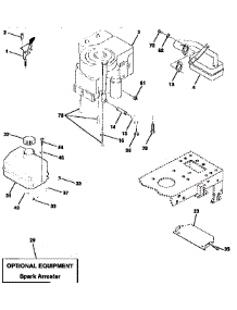 Engine parts for Craftsman Front-Engine Lawn Tractor 917258072 from AppliancePartsPros.com