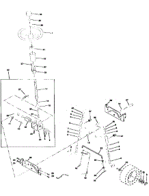 Steering Assembly parts for Craftsman Front-Engine Lawn Tractor 917258080 from AppliancePartsPros.com
