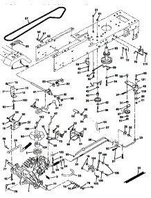 Drive parts for Craftsman Front-Engine Lawn Tractor 917258081 from AppliancePartsPros.com