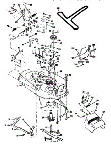 Mower parts for Craftsman Front-Engine Lawn Tractor 917258081 from AppliancePartsPros.com