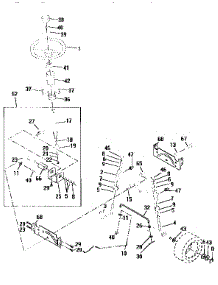 Steering Assembly parts for Craftsman Front-Engine Lawn Tractor 917258100 from AppliancePartsPros.com
