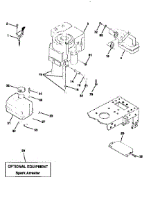 Engine parts for Craftsman Front-Engine Lawn Tractor 917258100 from AppliancePartsPros.com
