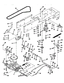 Drive parts for Craftsman Front-Engine Lawn Tractor 917258101 from AppliancePartsPros.com