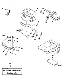 Engine parts for Craftsman Front-Engine Lawn Tractor 917258101 from AppliancePartsPros.com