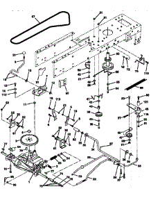 Drive parts for Craftsman Front-Engine Lawn Tractor 917258102 from AppliancePartsPros.com