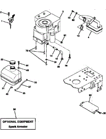 Engine parts for Craftsman Front-Engine Lawn Tractor 917258102 from AppliancePartsPros.com