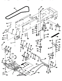 Drive parts for Craftsman Front-Engine Lawn Tractor 917258103 from AppliancePartsPros.com