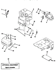 Engine parts for Craftsman Front-Engine Lawn Tractor 917258103 from AppliancePartsPros.com