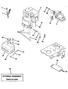 Engine parts for Craftsman Front-Engine Lawn Tractor 917258110 from AppliancePartsPros.com