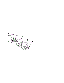 Wheels And Tires parts for Craftsman Front-Engine Lawn Tractor 917258110 from AppliancePartsPros.com