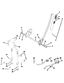 Lift parts for Craftsman Front-Engine Lawn Tractor 917258110 from AppliancePartsPros.com
