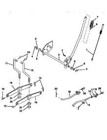 Lift parts for Craftsman Front-Engine Lawn Tractor 917258111 from AppliancePartsPros.com