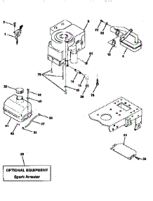 Engine parts for Craftsman Front-Engine Lawn Tractor 917258112 from AppliancePartsPros.com