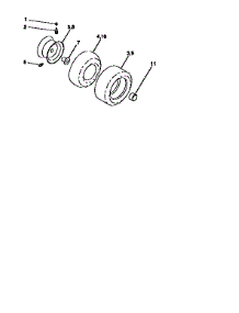 Wheels And Tires parts for Craftsman Front-Engine Lawn Tractor 917258112 from AppliancePartsPros.com