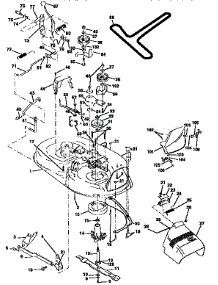 Mower parts for Craftsman Front-Engine Lawn Tractor 917258112 from AppliancePartsPros.com