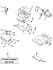 Engine parts for Craftsman Front-Engine Lawn Tractor 917258113 from AppliancePartsPros.com