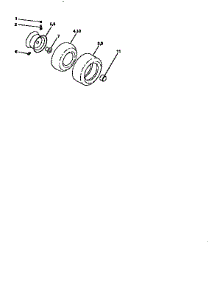 Wheels And Tires parts for Craftsman Front-Engine Lawn Tractor 917258113 from AppliancePartsPros.com