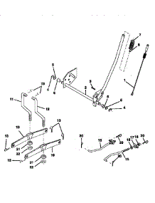 Lift parts for Craftsman Front-Engine Lawn Tractor 917258113 from AppliancePartsPros.com
