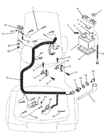 Electrical parts for Craftsman Front-Engine Lawn Tractor 917258140 from AppliancePartsPros.com