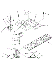 Fender / Chassis parts for Craftsman Front-Engine Lawn Tractor 917258140 from AppliancePartsPros.com