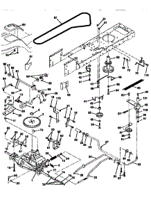 Drive parts for Craftsman Front-Engine Lawn Tractor 917258160 from AppliancePartsPros.com
