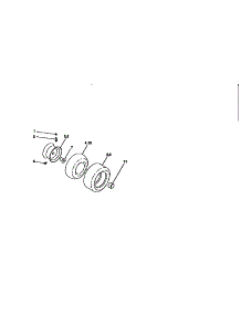 Wheels And Tires parts for Craftsman Front-Engine Lawn Tractor 917258160 from AppliancePartsPros.com