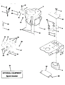 Engine parts for Craftsman Front-Engine Lawn Tractor 917258161 from AppliancePartsPros.com