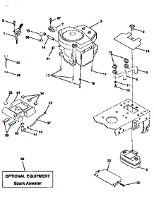 Engine parts for Craftsman Front-Engine Lawn Tractor 917258171 from AppliancePartsPros.com