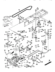 Drive parts for Craftsman Front-Engine Lawn Tractor 917258172 from AppliancePartsPros.com