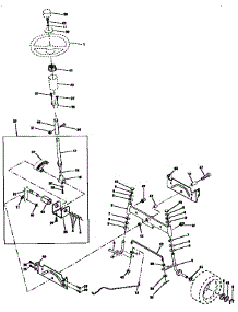 Steering Assembly parts for Craftsman Front-Engine Lawn Tractor 917258260 from AppliancePartsPros.com