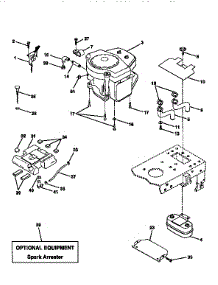 Engine parts for Craftsman Front-Engine Lawn Tractor 917258260 from AppliancePartsPros.com